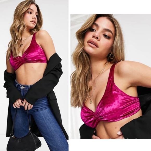 Free people Rhiannon pink soft bralette - Picture 4 of 8